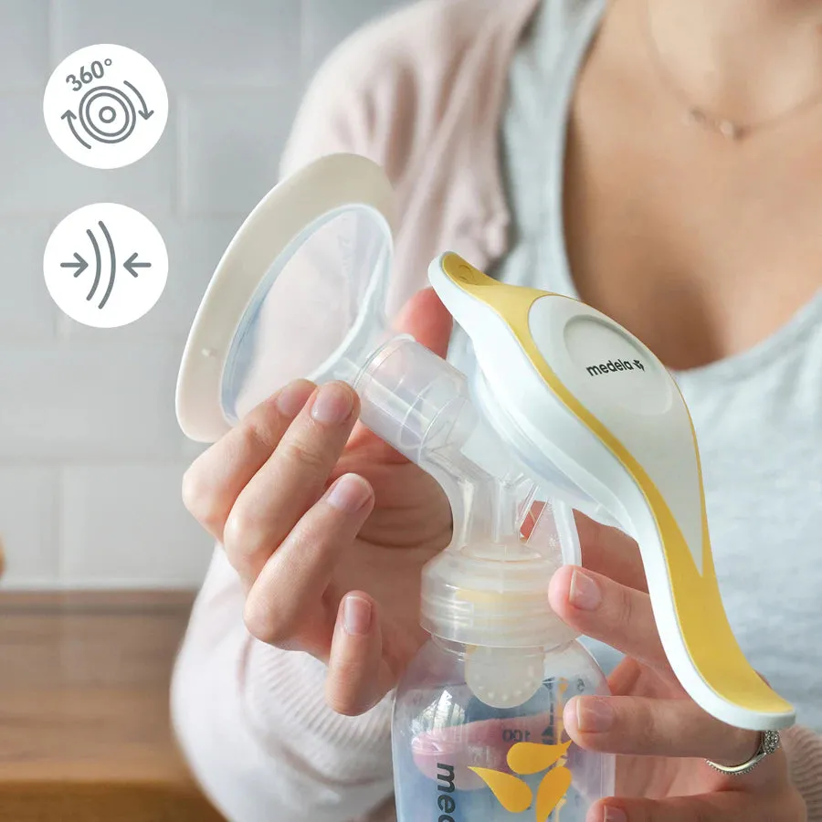 Medela Harmony Flex Essentials Pack|Manual Breast Pump Set