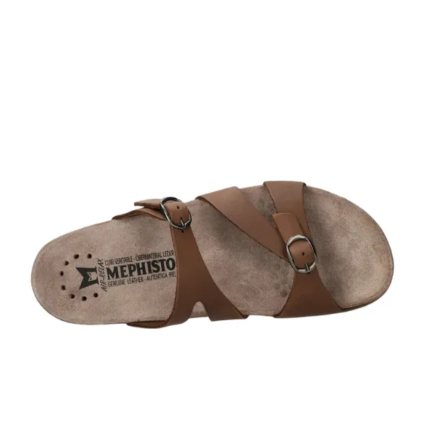 Mephisto Women's Hannel Sandals Dark Brown