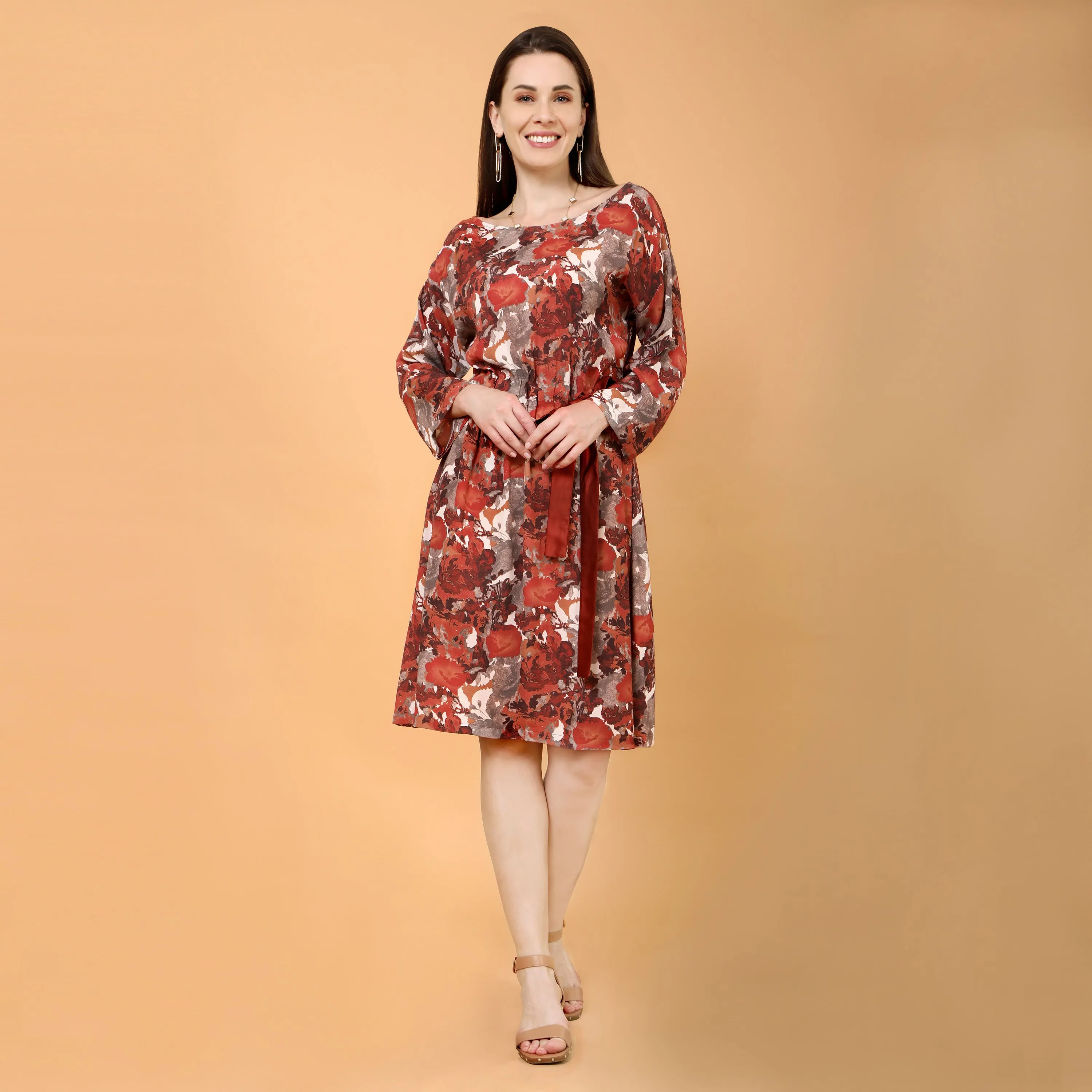 Mila floral printed dress