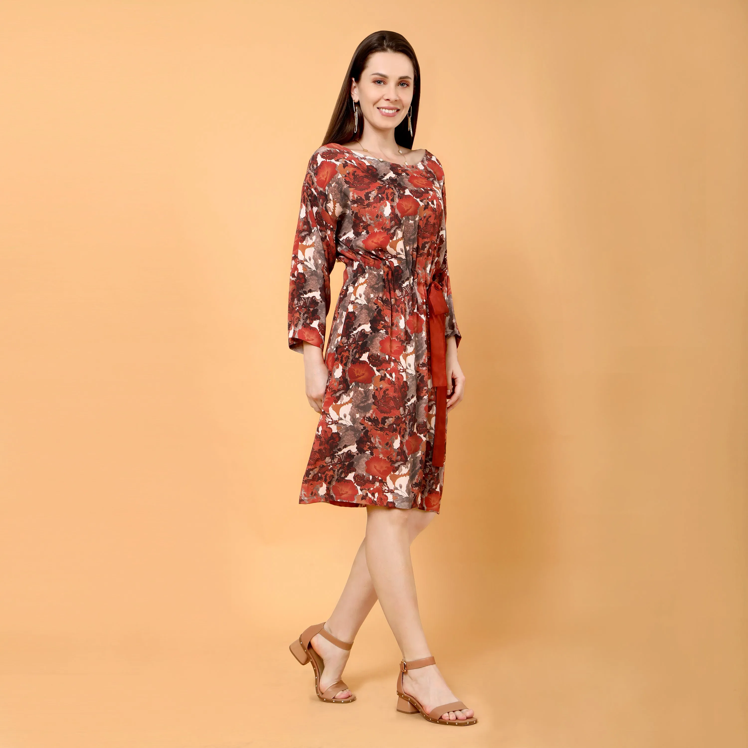 Mila floral printed dress