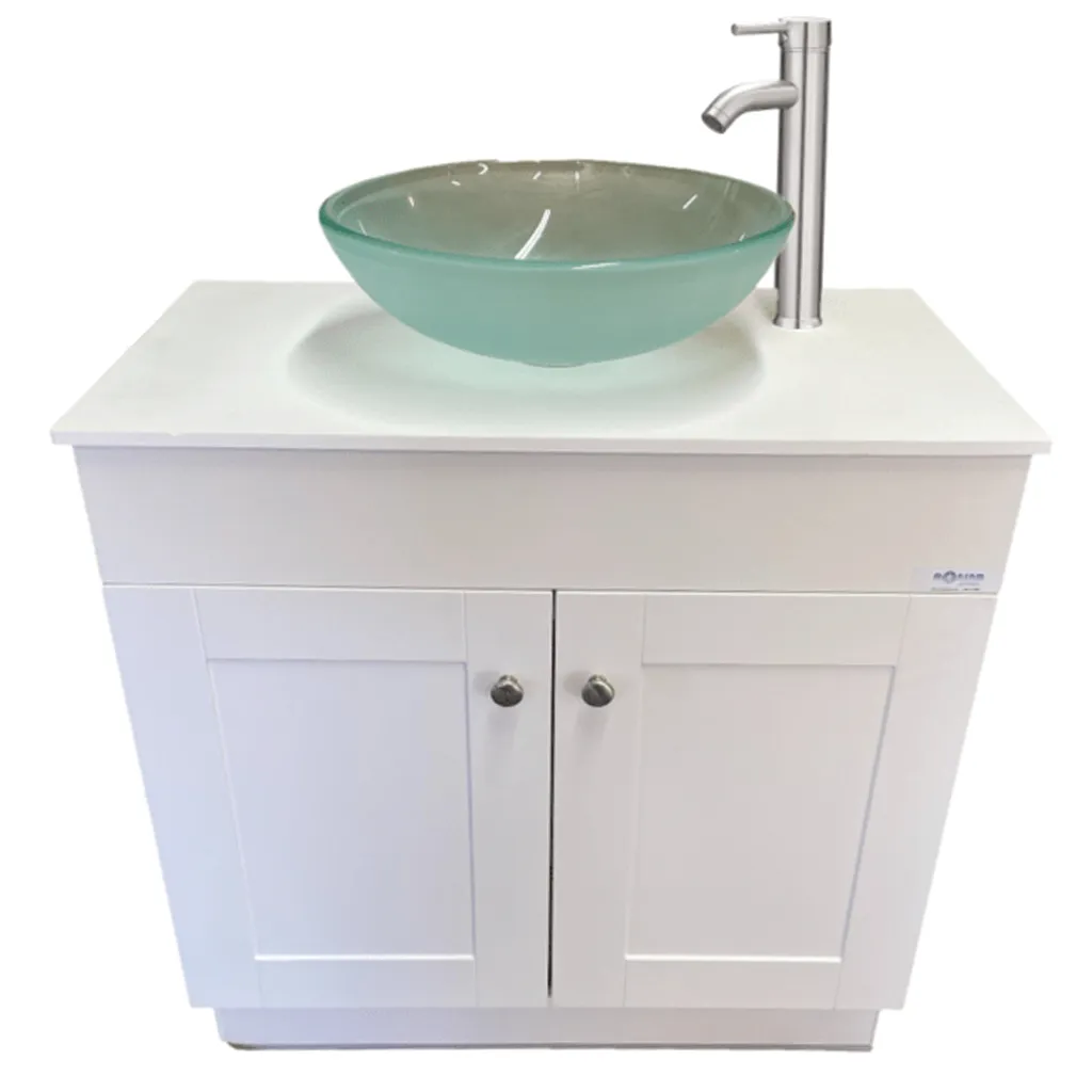 Monsam PSW-007M-SF Portable Sink - White, Gray or Maple Cabinet 38" H