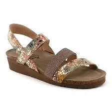 Naot Krista Backstrap Sandal 7807-SNH Golden Floral Combo