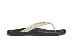 Olukai Women's Ho'opio Sandal - Bone/Stripe