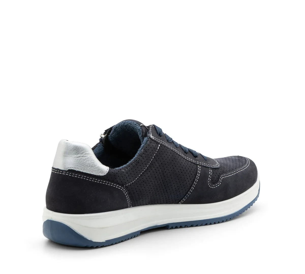 Opal Women's Perforated Zip Sneaker - Navy 02