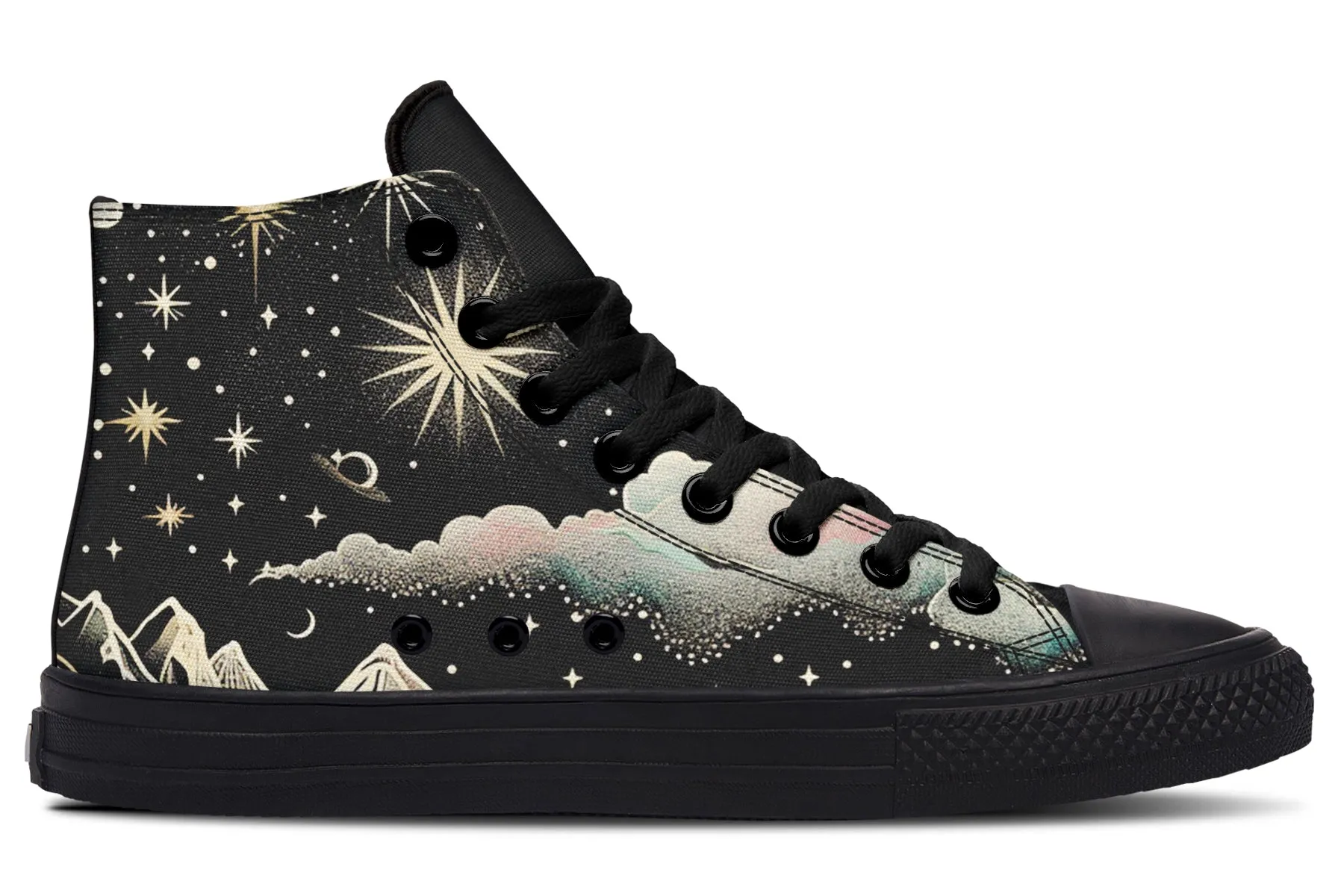 Orion’s Dream High Tops - Classic Premium Canvas Shoes with Comfortable and Durable Soles