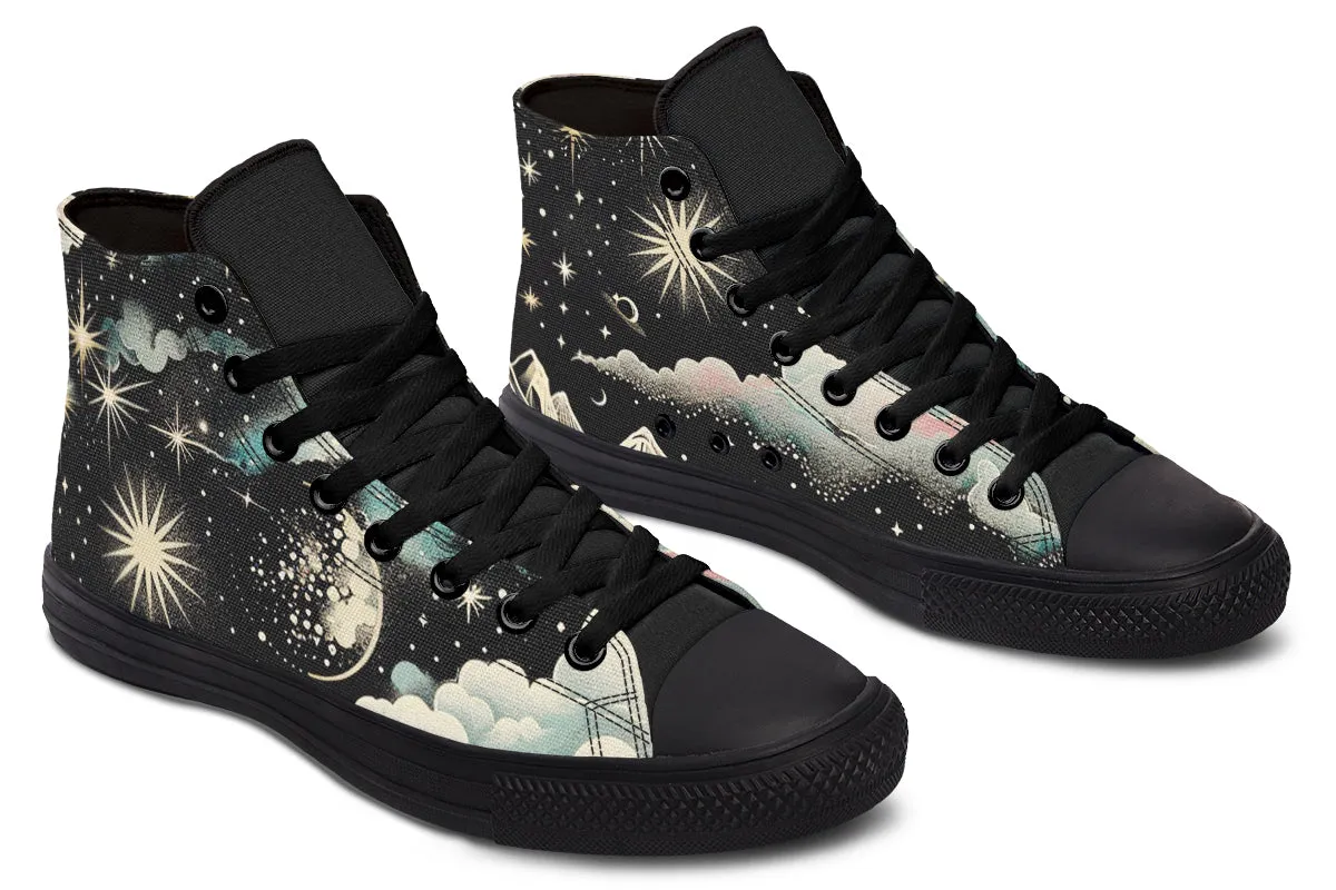 Orion’s Dream High Tops - Classic Premium Canvas Shoes with Comfortable and Durable Soles