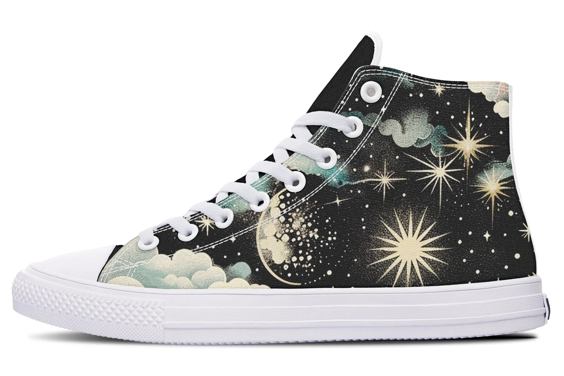 Orion’s Dream High Tops - Classic Premium Canvas Shoes with Comfortable and Durable Soles