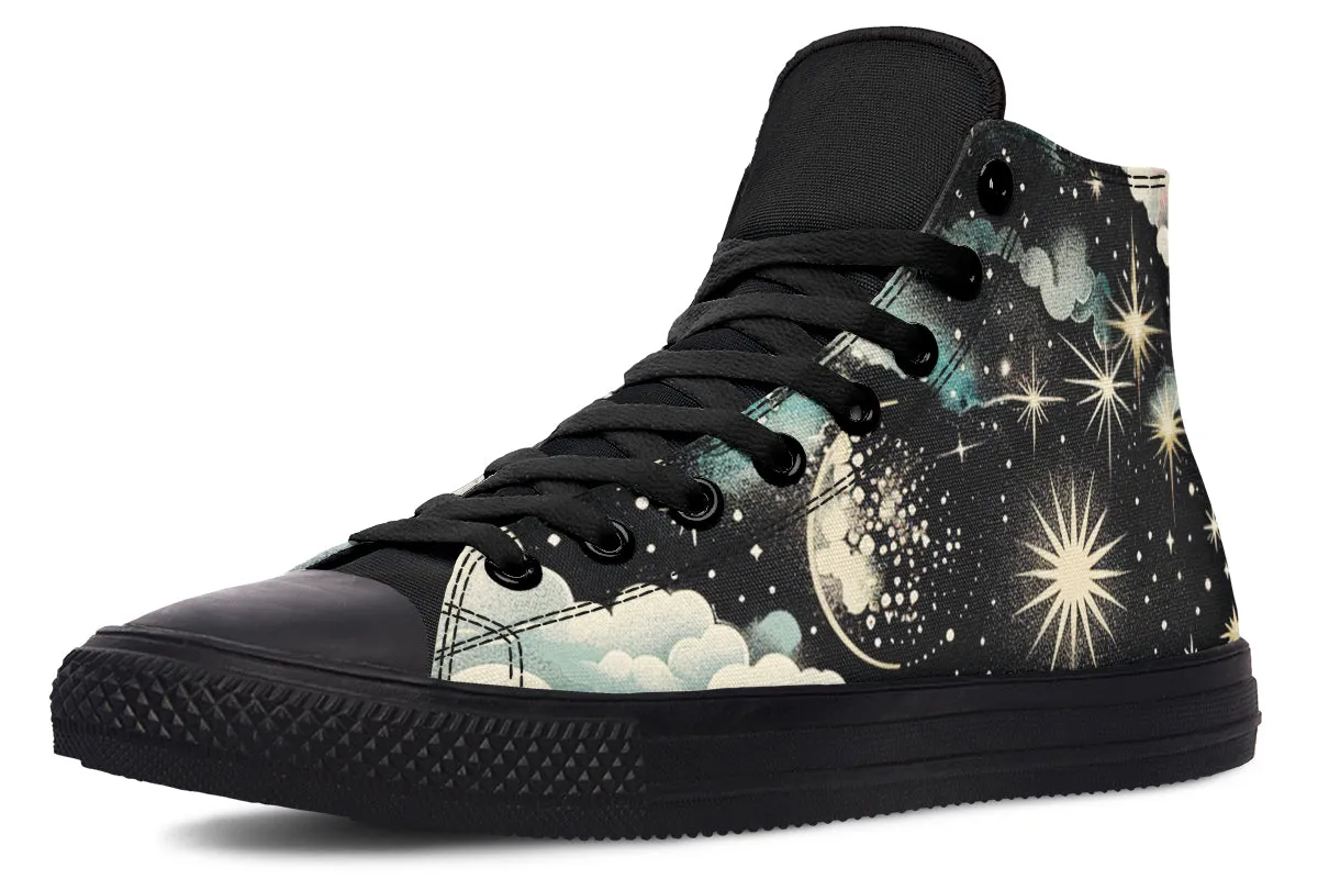 Orion’s Dream High Tops - Classic Premium Canvas Shoes with Comfortable and Durable Soles