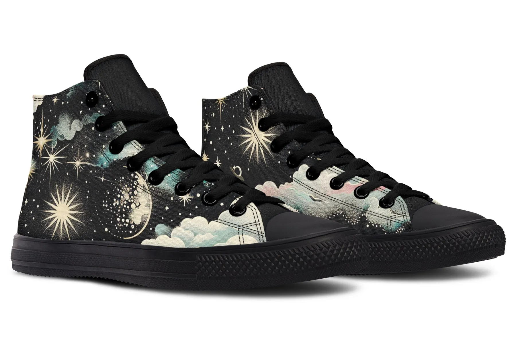 Orion’s Dream High Tops - Classic Premium Canvas Shoes with Comfortable and Durable Soles