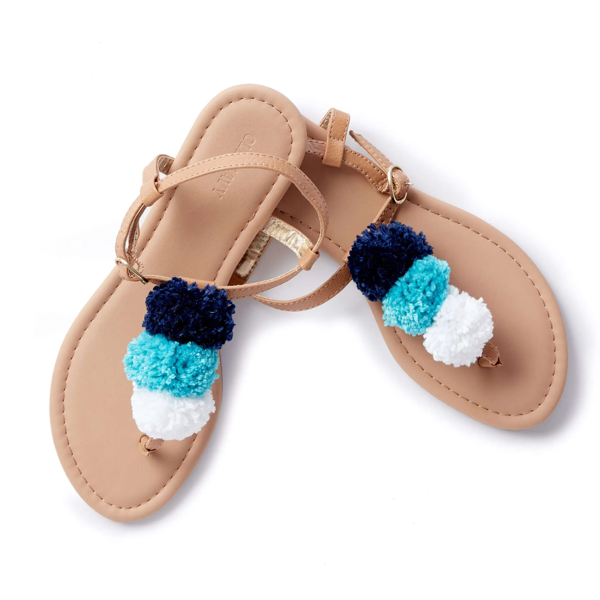 Patons Craft Pompom Sandals