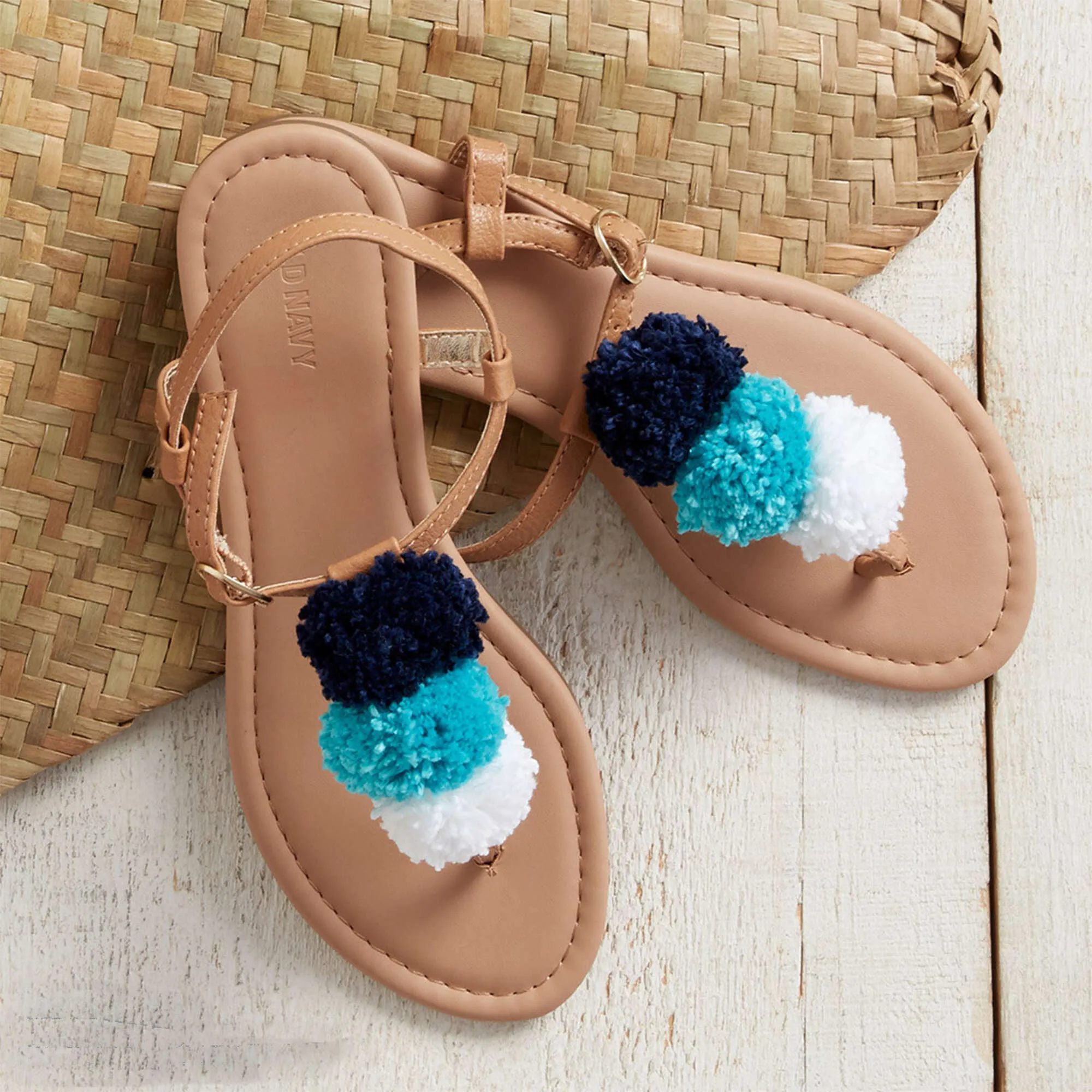 Patons Craft Pompom Sandals