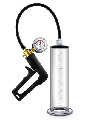 Performance Vx7 Vacuum Penis Pump with Brass Trigger and Pressure Gauge