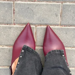 PIEZA BURGUNDY PUMPS