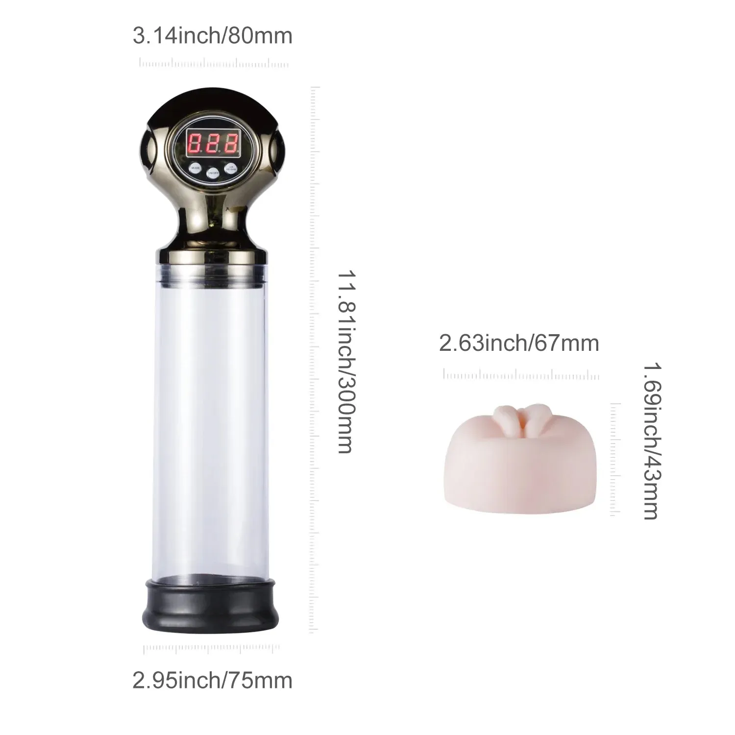 Pipe - Male Masturbation Cup Penis Enlargement Pump