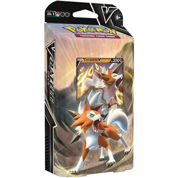 Pokemon TCG Battle Deck Lycanroc V Or Corvicknight V