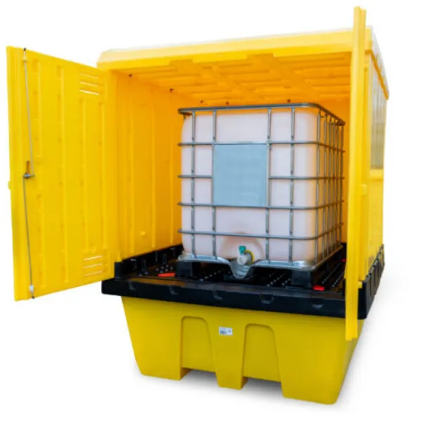 Polyethylene Hardcover Single IBC Spill Pallet