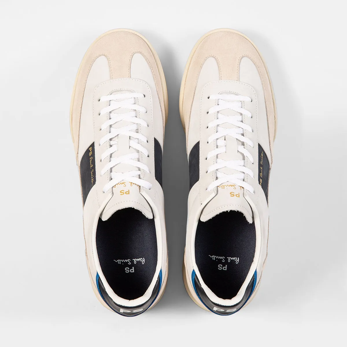 PS Paul Smith - Dover Trainers in White/Cream