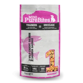 PureBites Freeze Dried Mini Training Salmon Dog Treats, 49g