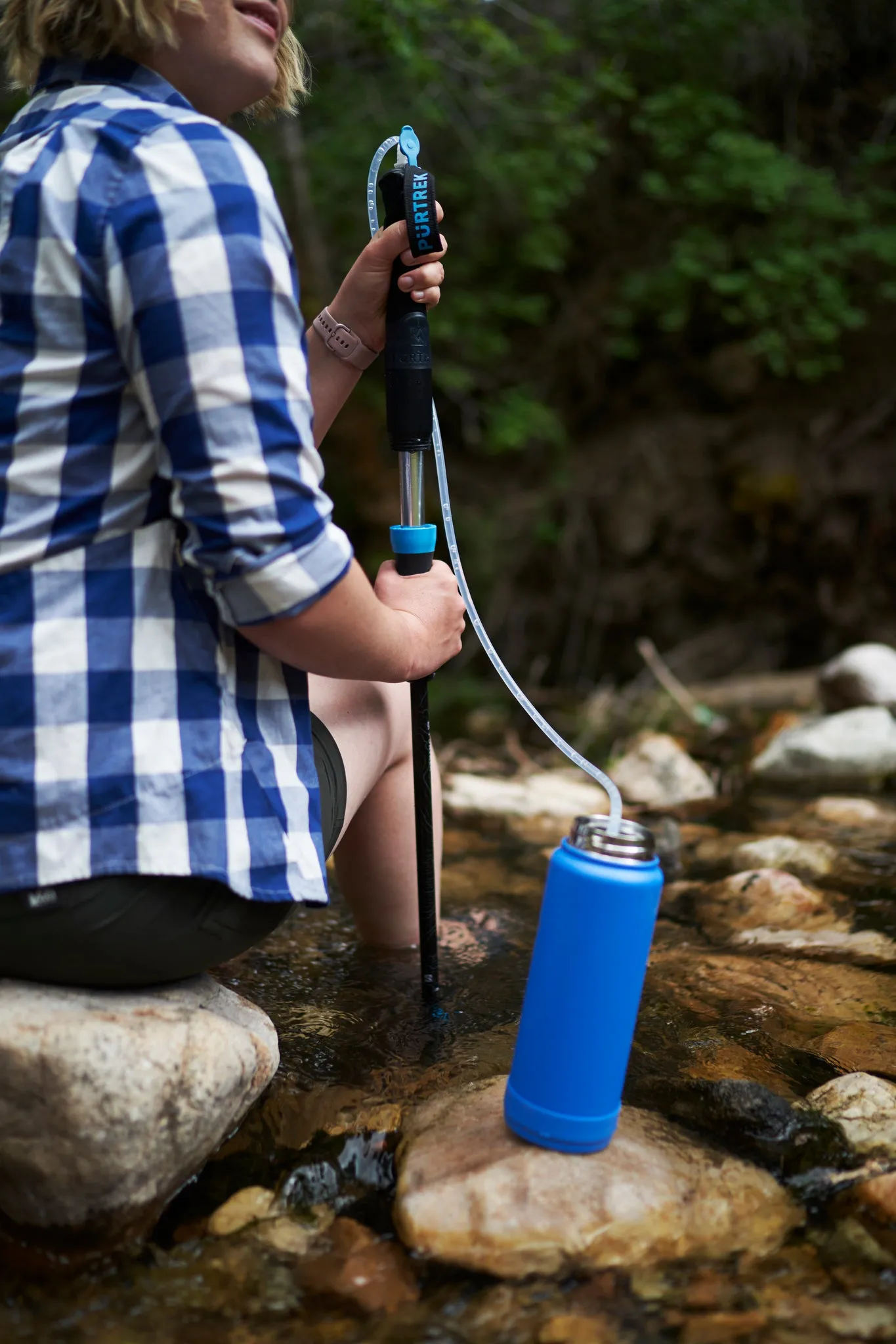 PURTREK Trek Pole Water Filtration System - EXPEDITION - 2.0 Set