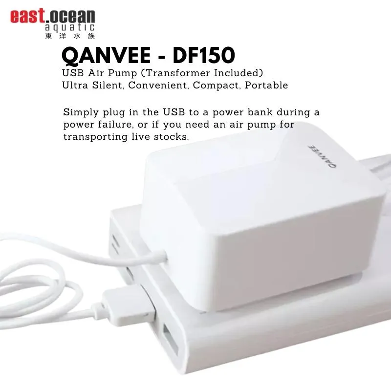 QANVEE DF-150 USB Air Pump (Silent Operation)