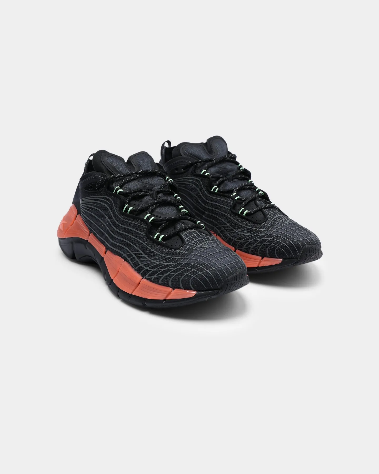 Reebok Zig Kinetica II Black/Orange Flare