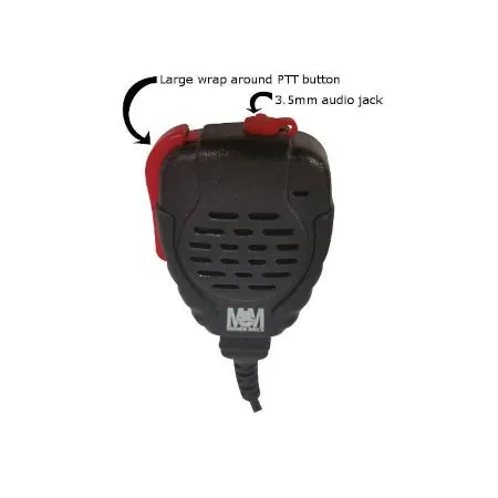 Ruggedized Miner Speaker Mic for KNG, KNG2 Series Radios