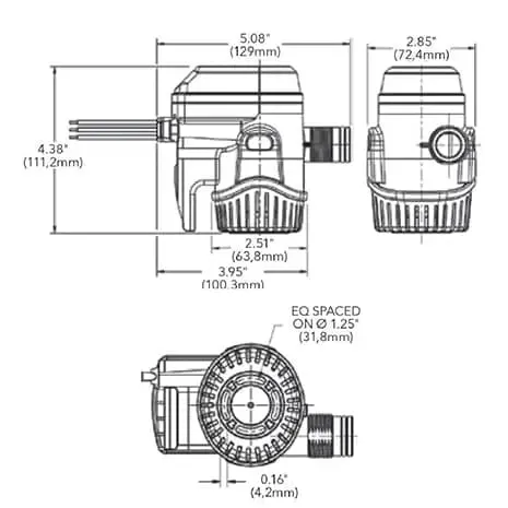 Rule-Mate Fully Automatic Bilge Pump 800 GPH