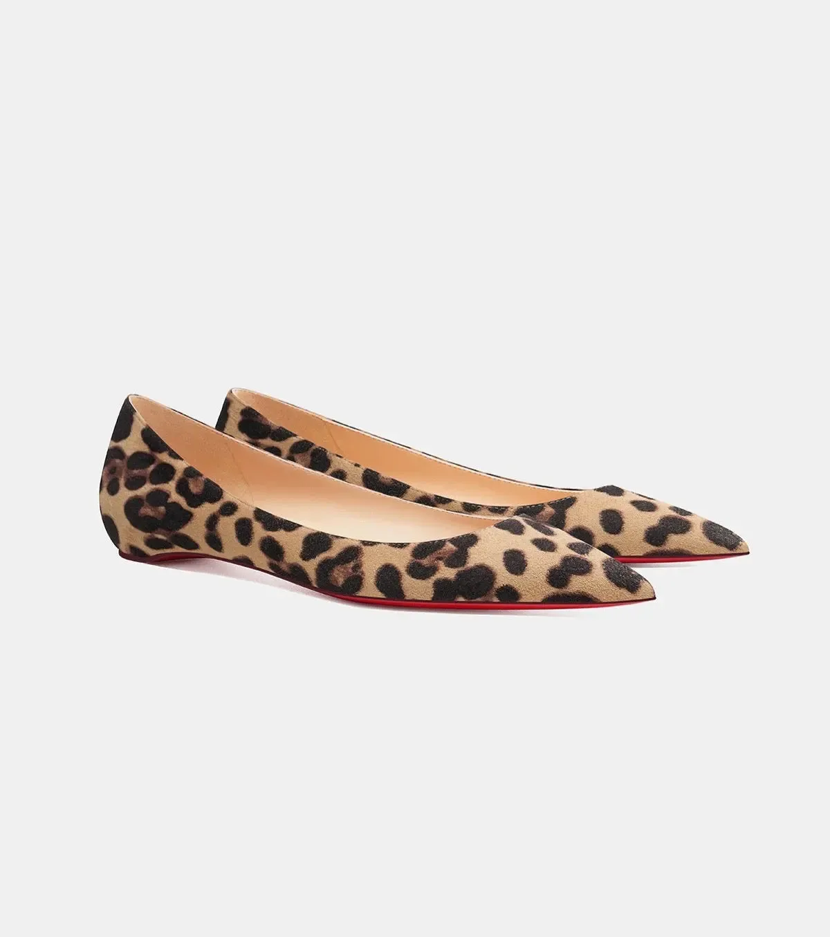 Sade Leopard Print Flat Pumps