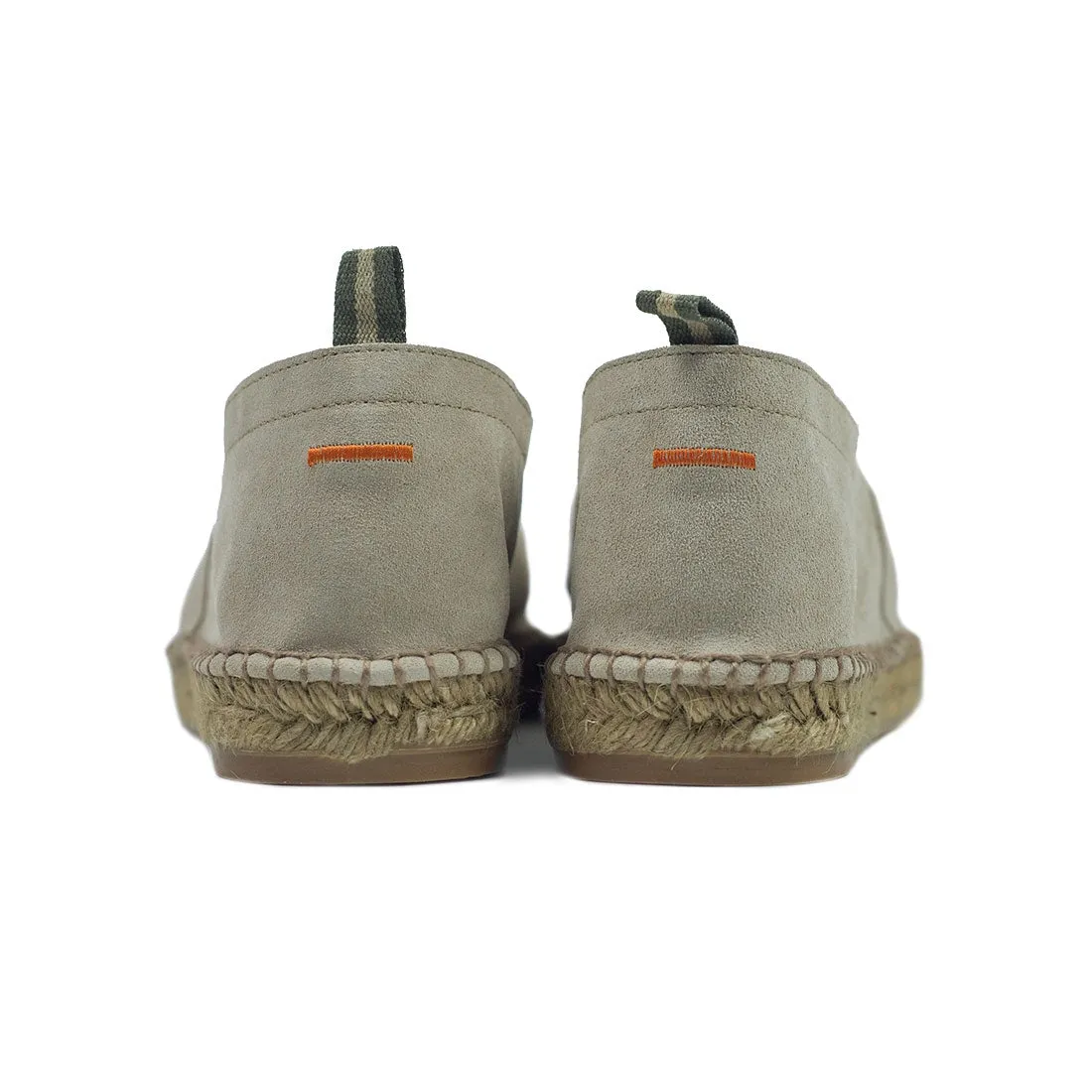 Sand suede espadrilles with natural sole