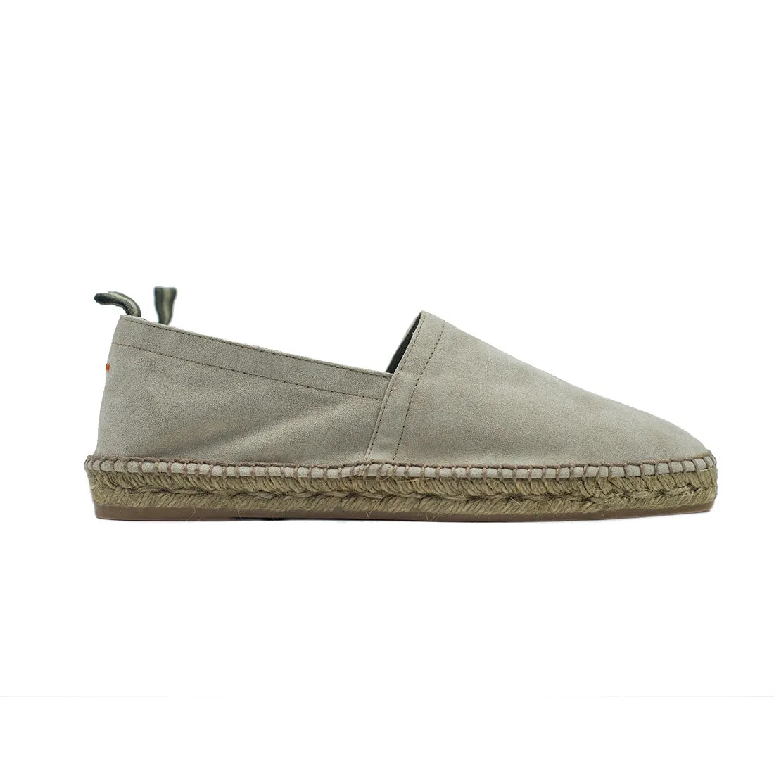 Sand suede espadrilles with natural sole