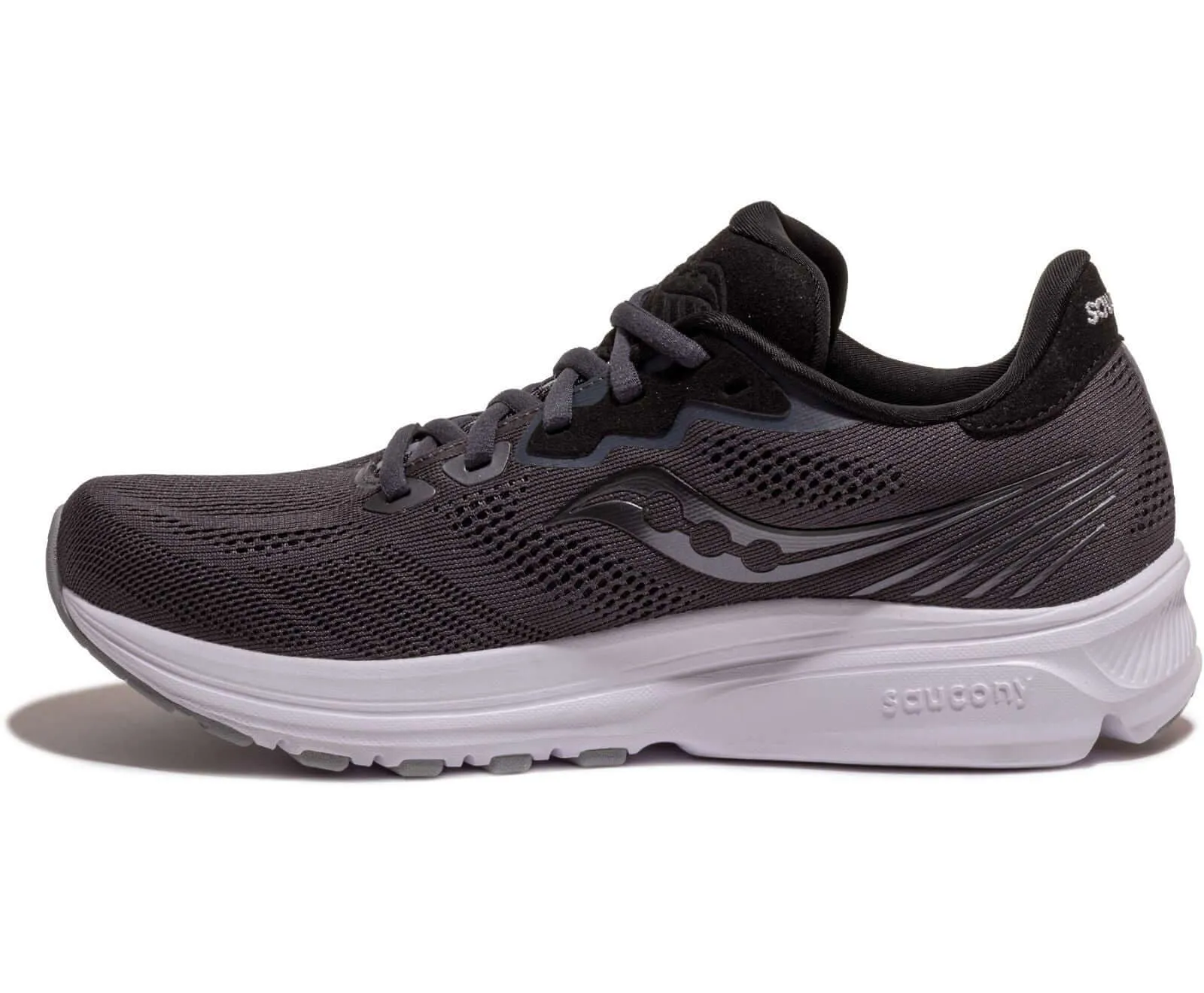 Saucony Womens Ride 14 - Black/White