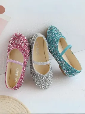 She Shines Brightly Sequin Mary Jane Shoes