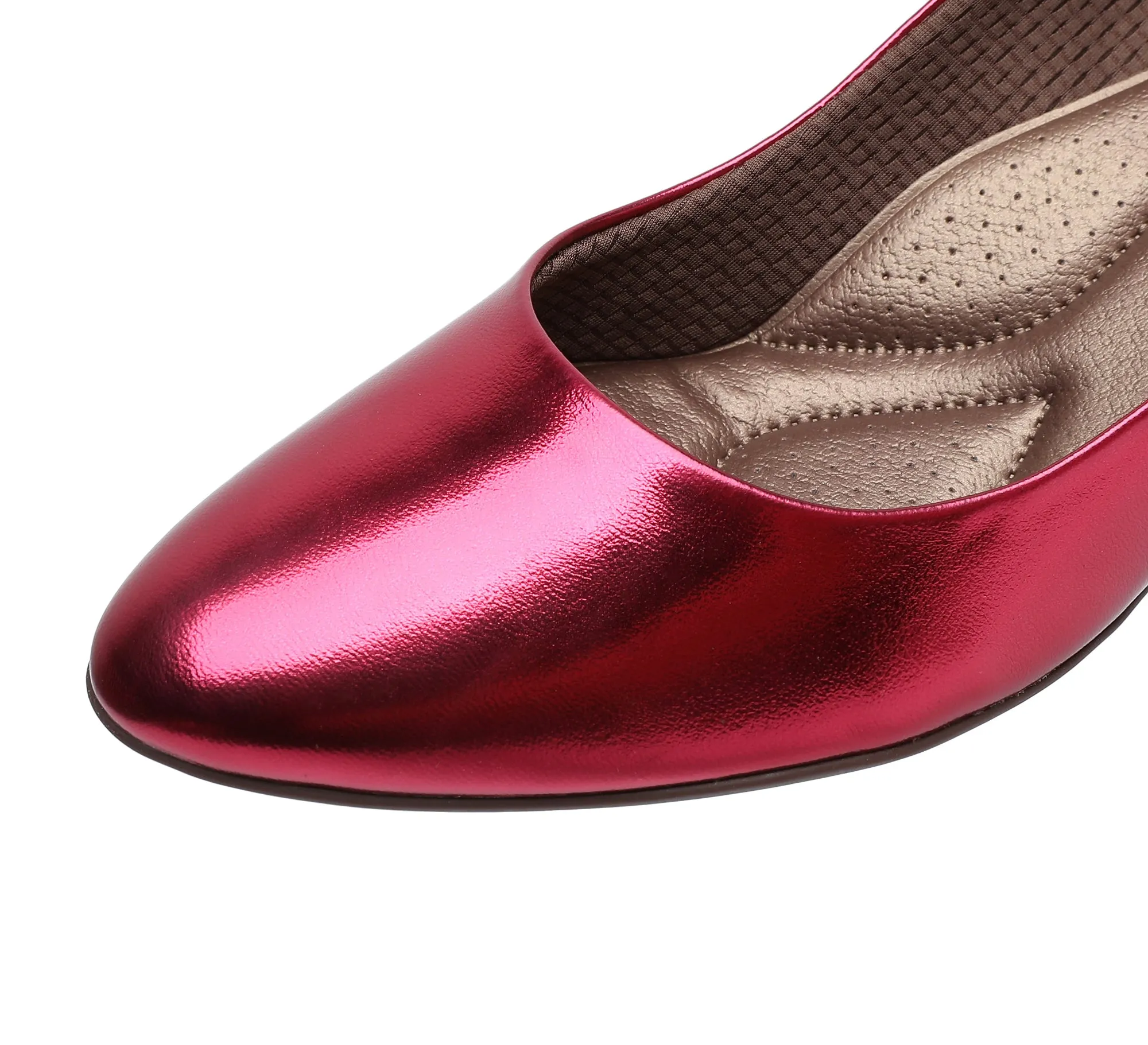 Shimmering Allure Red Pumps - (703.001)