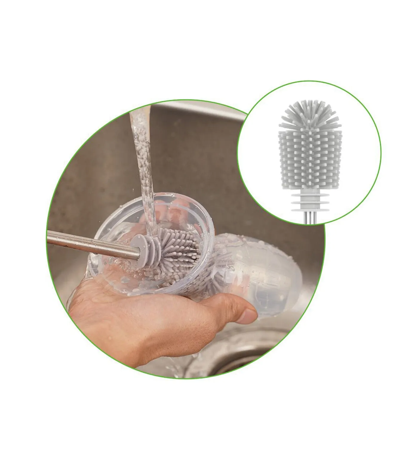 Silicone Cleaning Brush Kit