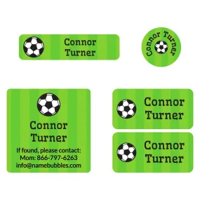 Soccer Sports Labels Pack