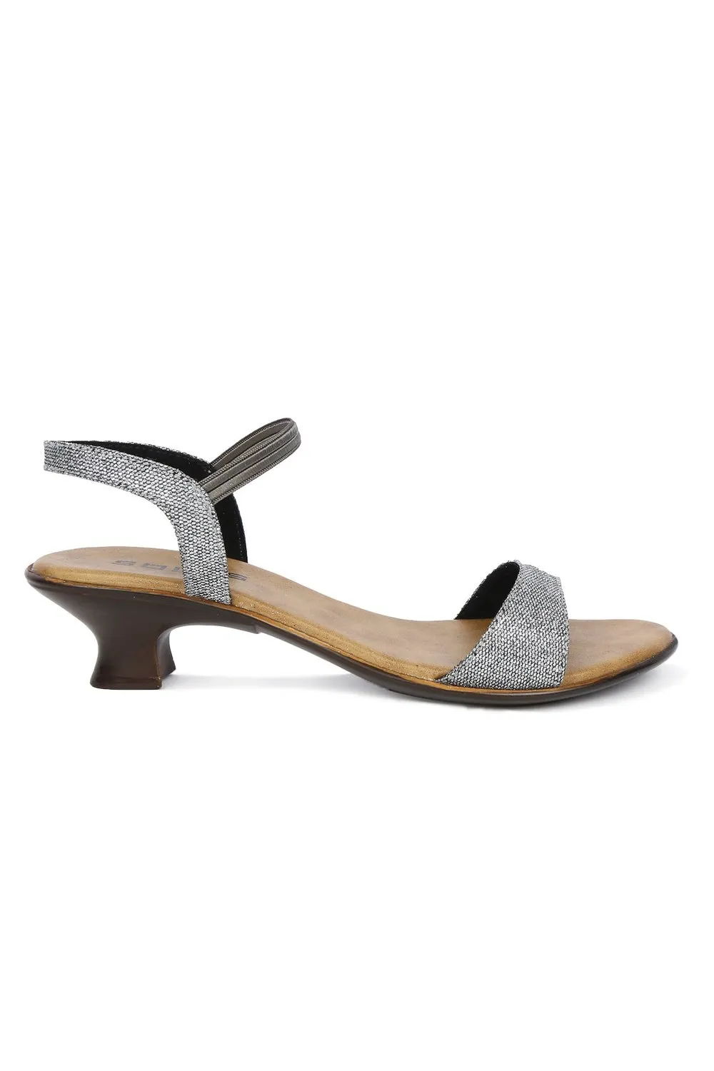 SOLES Shimmering Metallic Heels Sandals - Sparkle with Every Step