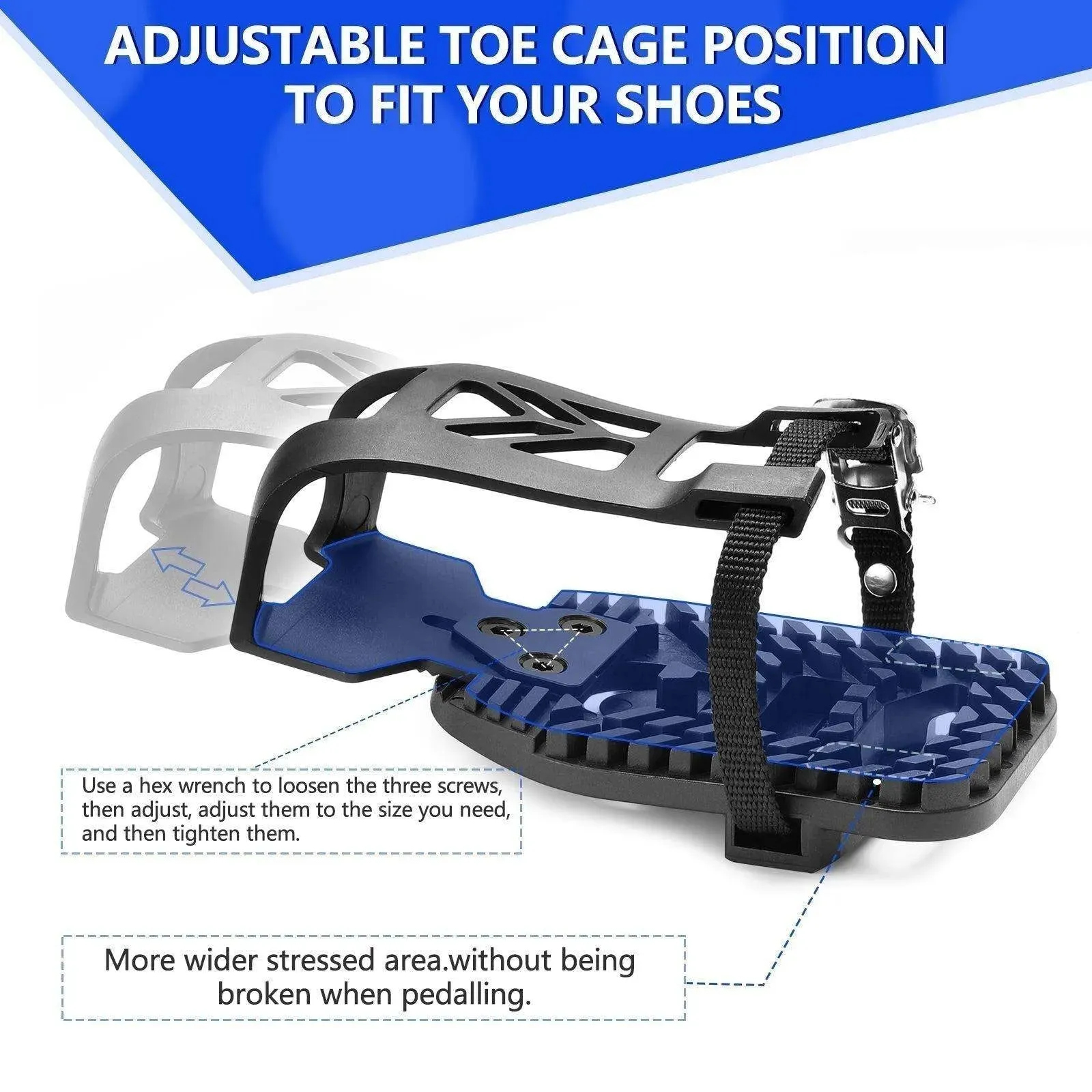 Spin Bike Pedal Compatible with Look Delta Clips - Ride with Sneakers