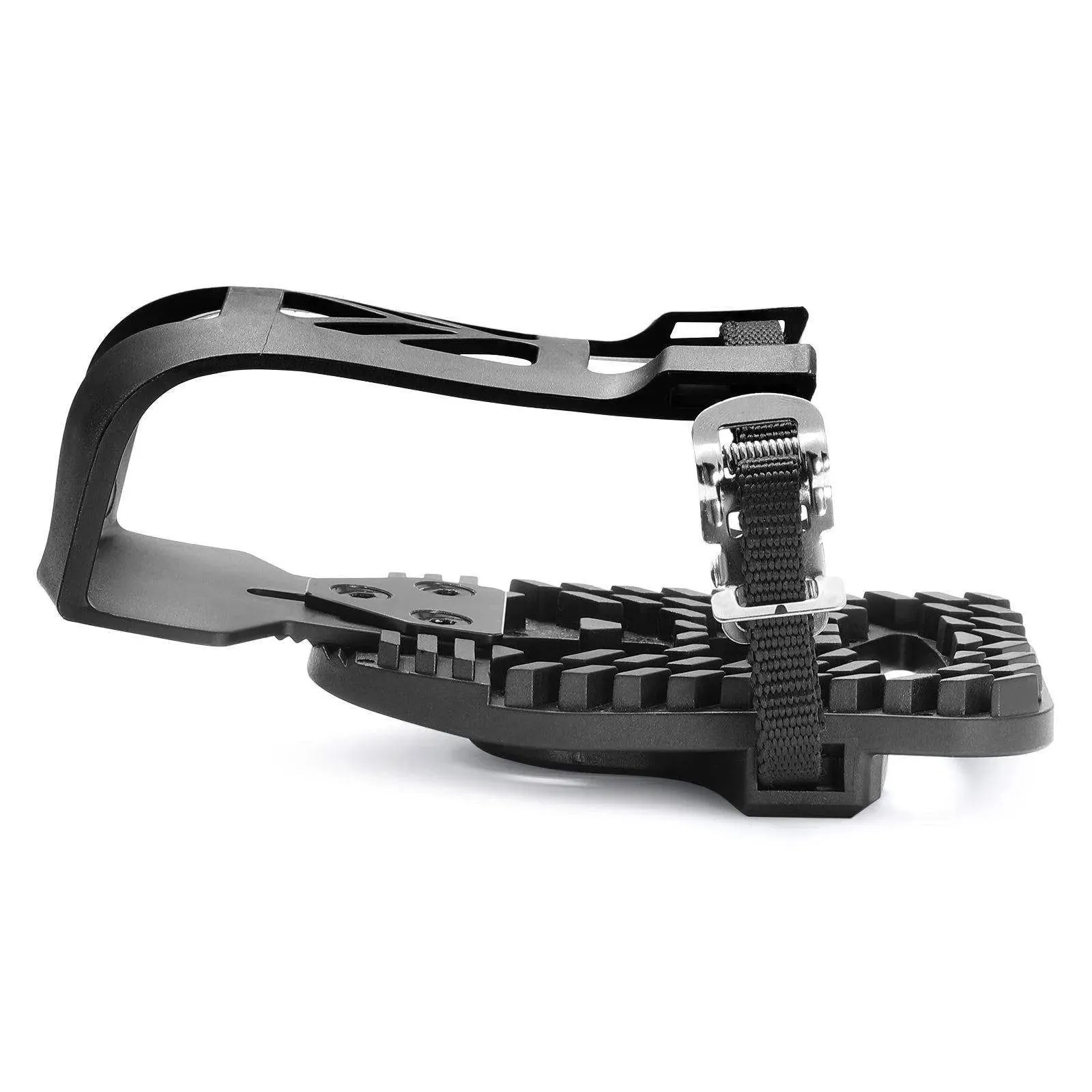 Spin Bike Pedal Compatible with Look Delta Clips - Ride with Sneakers