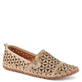 Spring Step Women's Flowerflow Flats - Beige