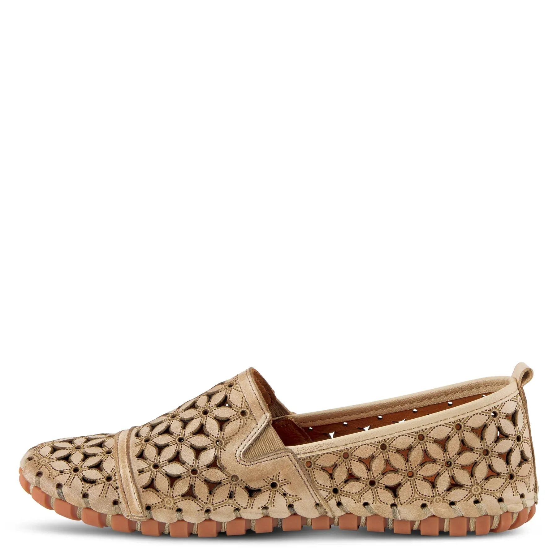 Spring Step Women's Flowerflow Flats - Beige