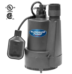 Superior Pump 1/3 HP Sump