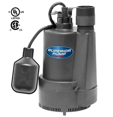 Superior Pump 1/3 HP Sump