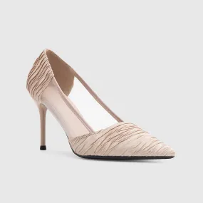 Tulle Pumps Apricot