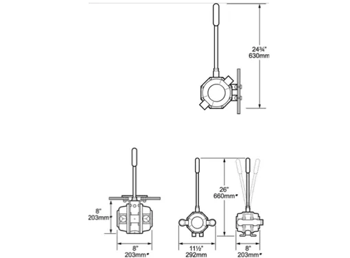 Whale Mark 5 Double Acting Pump Bulkhead/Thru Deck/On Deck