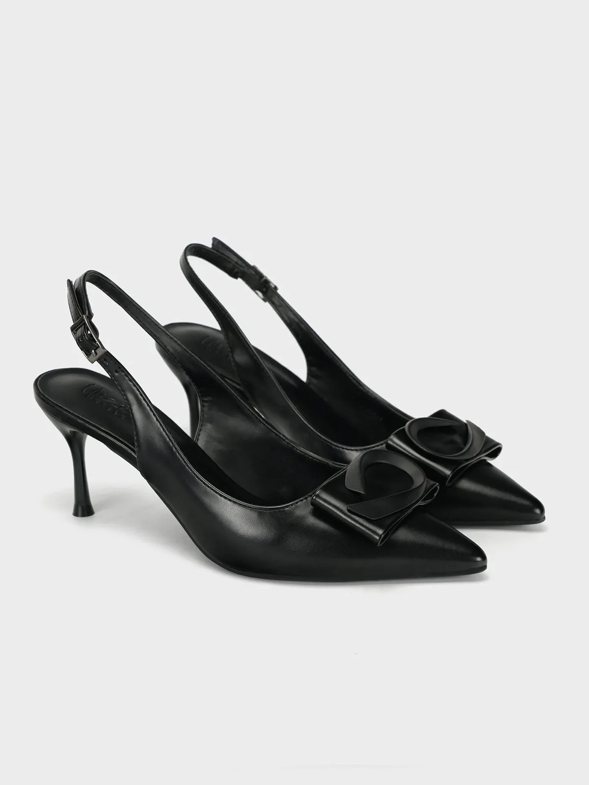 Women "ANNETTE" Pointy Back Strap Courts