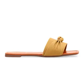 Yellow Formal Slipper FR8081